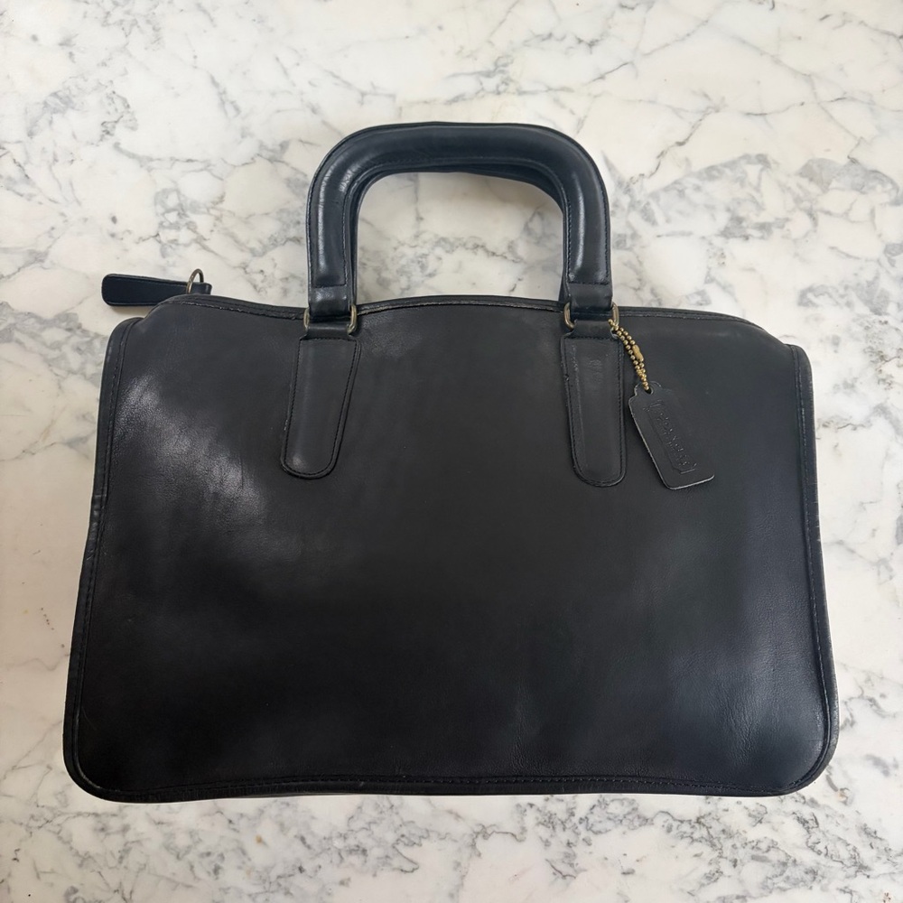 Vintage Coach Leather Bonnie Cashin Slim Satchel